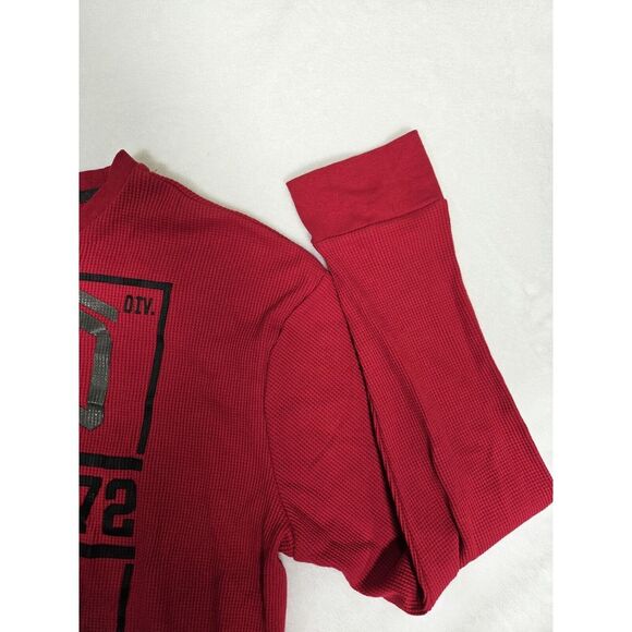 ECKO UNLTD CO‎ Knit Shirt Long Sleeve 1972 Men's 2XL - Red Crewneck Rhino - Picture 6 of 12